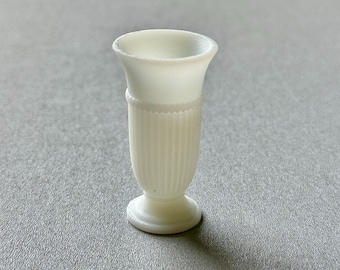 Miniature DIY Unpainted 3D Print Dollhouse Garden Urn Planter -1:12 1/6 Scale （Metal Painting Finish Available ）