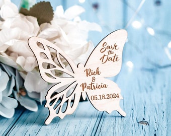 Schmetterling Save the Date Magnete