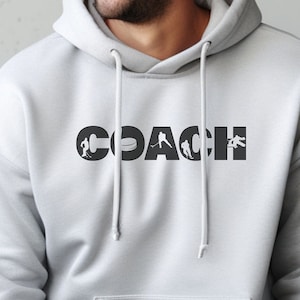Hockey Coach Hoodie, Hockey Assistant Sweatshirt, Gift for Hockey Coach Unisex
