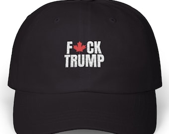 Embroidered 'F*ck Trump' Cap - Canadian Political Activist Hat