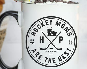 Personalized Hockey Mom Mug, Team Hockey Mom Gifts, Custom Hockey Mom Coffee Mug