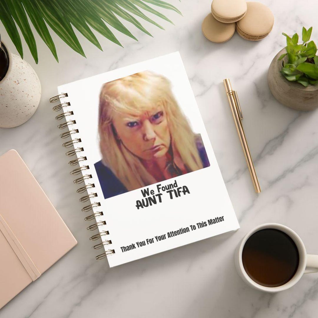Funny Anti-trump Antifa Spiral Notebook - Ruled Line, Protest Activist ...