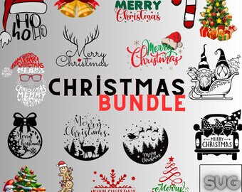 Christmas Stickers - SVG snd PNG Digital Illustrations Collection. Christmas stickers Svg,Holiday illustrations Svg,DIY Christmas crafts Svg