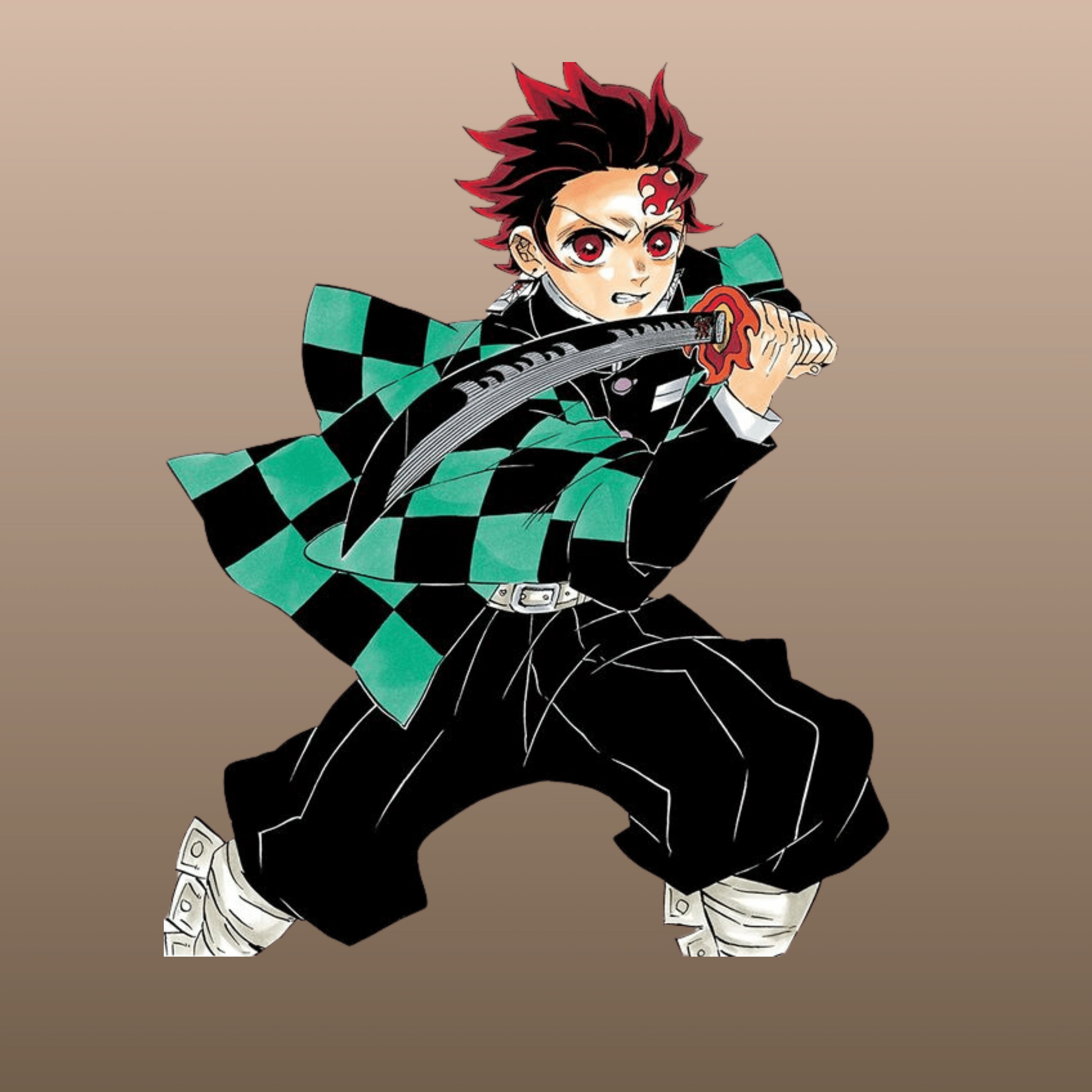 Tanjiro Kamado SVG and PNG Digital Illustrations:art That Will - Etsy