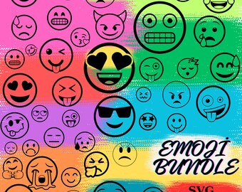 Celebrate Your Creativity with a Variety of Emoji Art: SVG and PNG Files. Create Your Own Design Emoji Svg,Digital Art Svg Instant Download.
