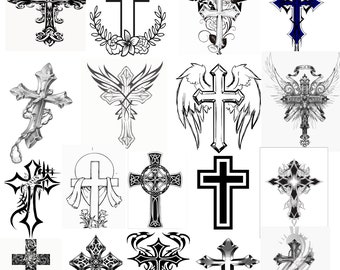 Christian Cross SVG Files,Cross svg file,Cross clipart,Crosses svg file,Catholic svg,Cross silhouette,Cross cricut cut file Digital Download