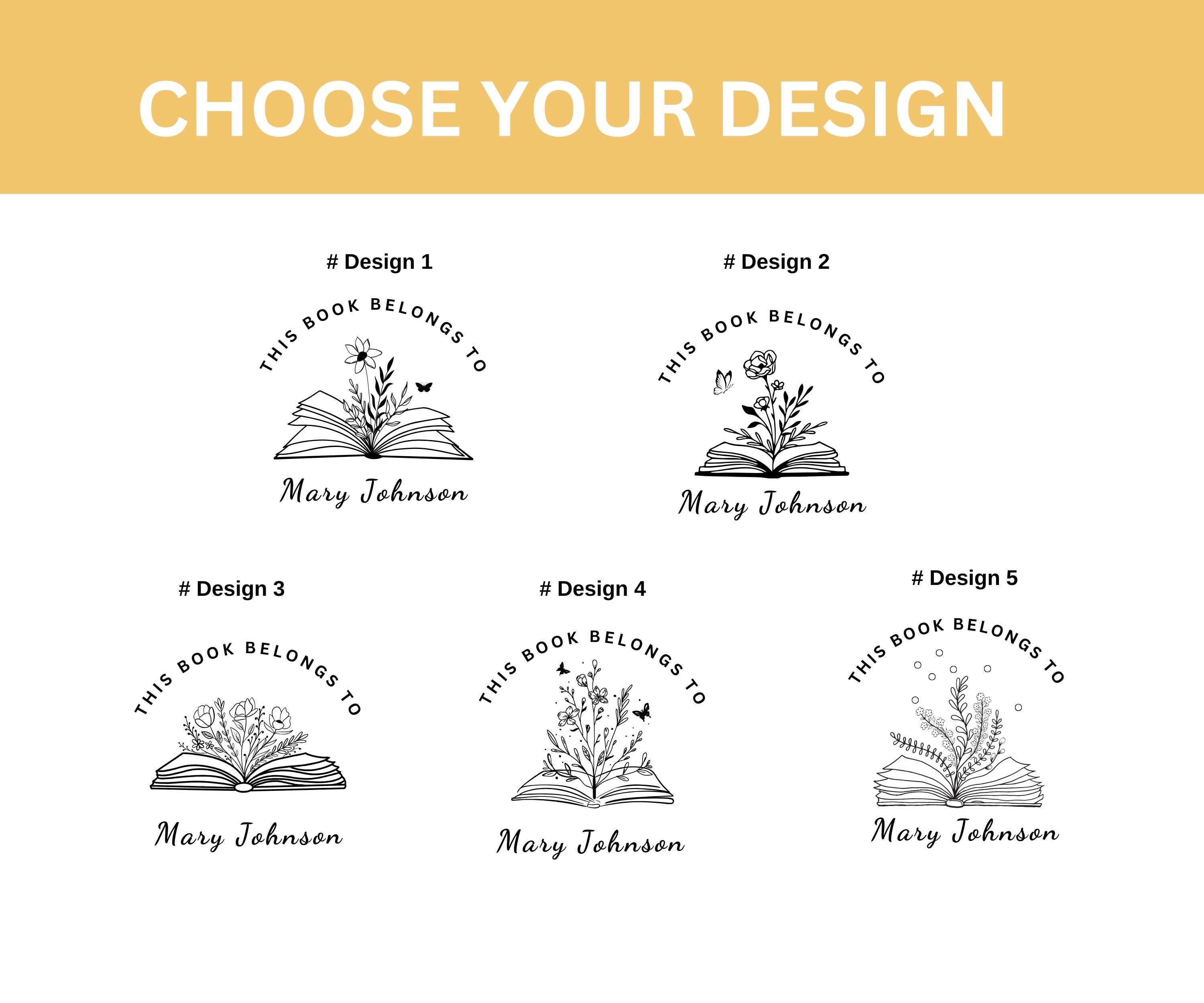 Custom Stamp Book Stamp Ex Libris Teacher Stamp From Etsy UK