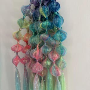 Mystic Carnival:  Two Handmade 24-Inch Hair Extensions
