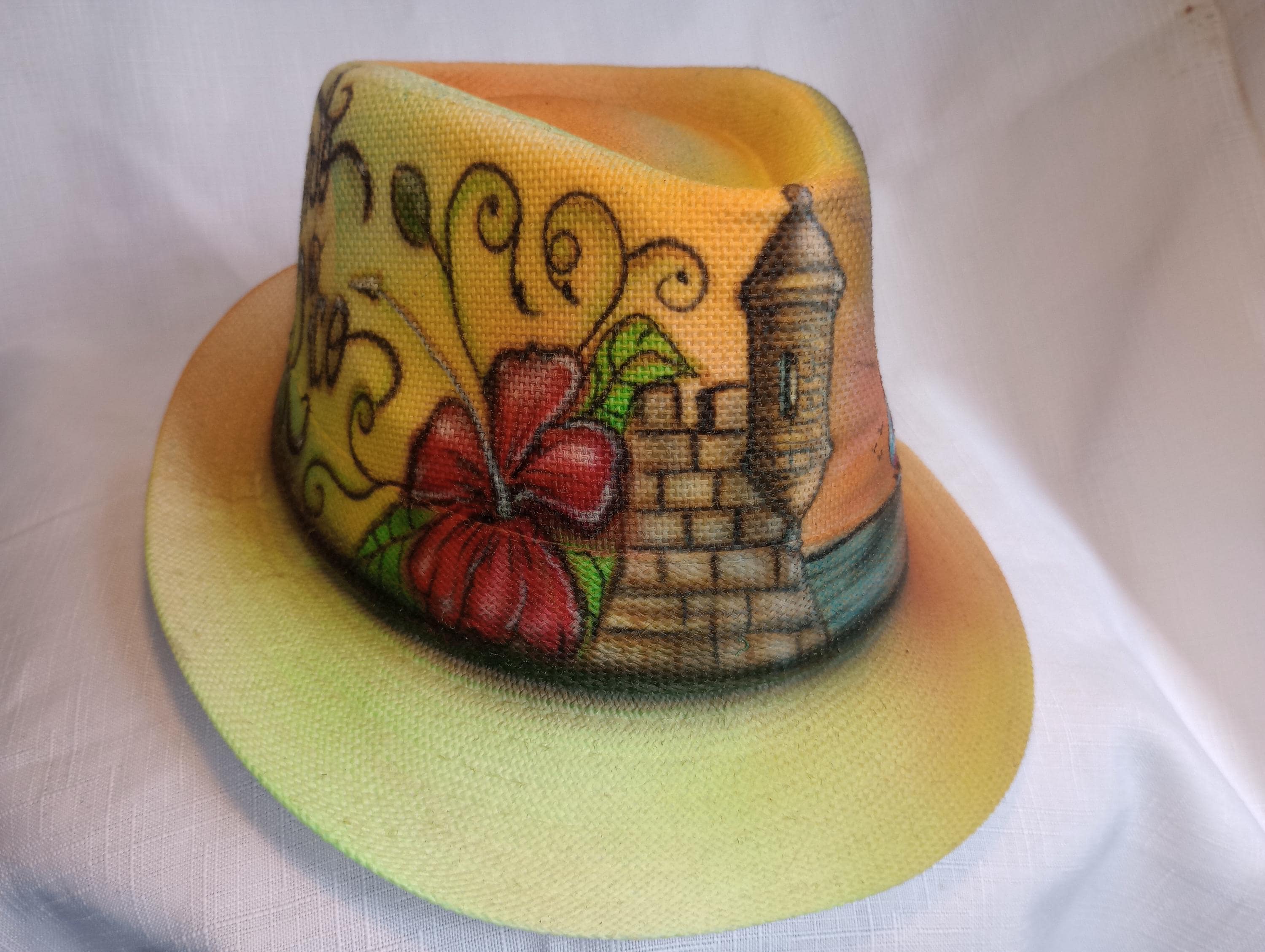 Fedora Hats Painted by Hand - Etsy