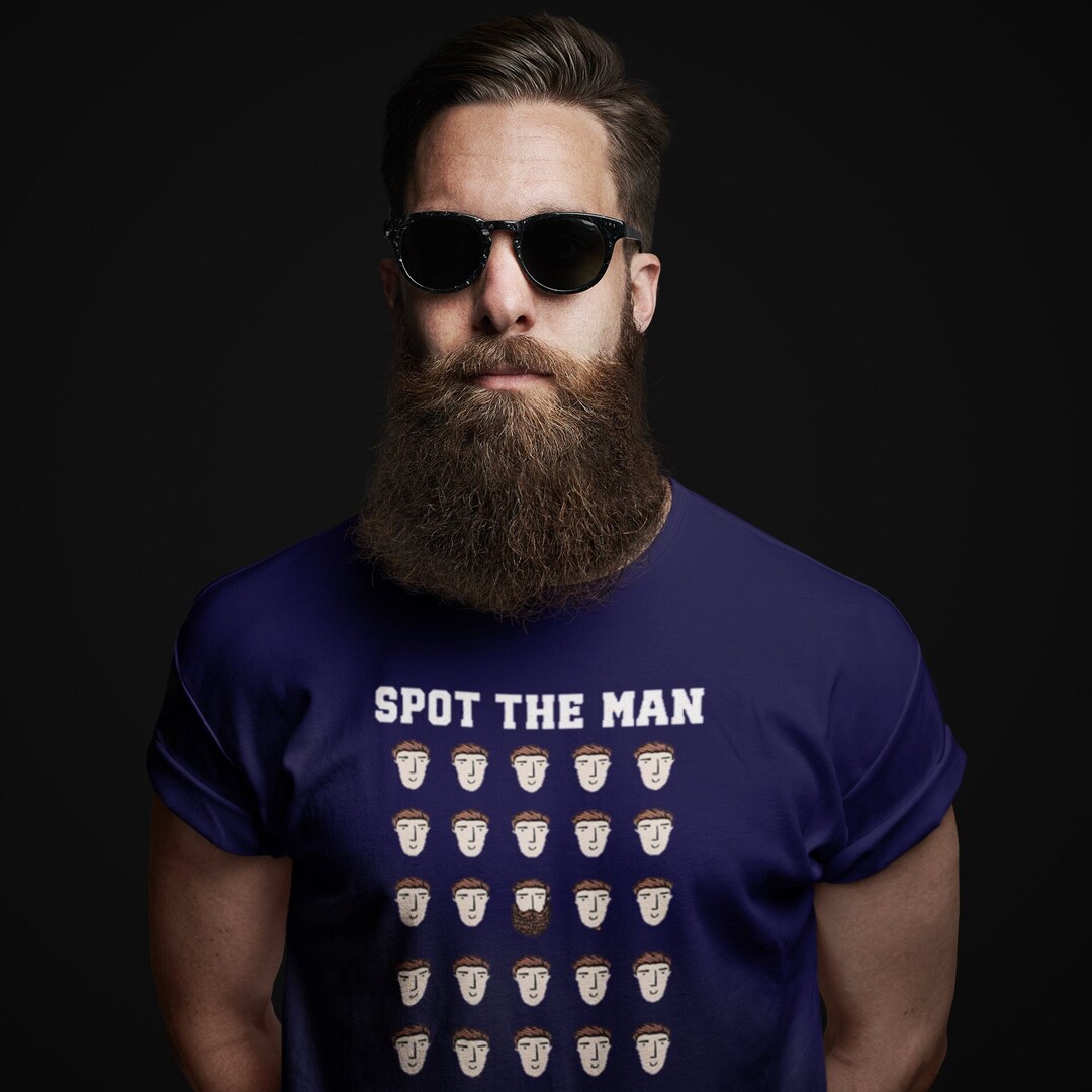 SPOT THE MAN Tshirt Modern Tee Shirt Funny Tee Shirt Etsy