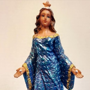 Diosa del Mar Yemaya Statue Sirena Mermaid Figure Blue sea Goddess figure Olocun orisha olokum orisa la sirene santeria Yemaya yoruba Oshun