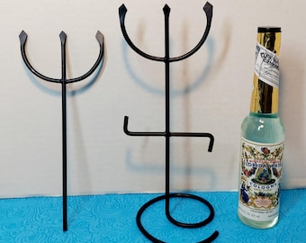 Handmade Iron Pomba Gira Trident Staff – Afro-Brazilian Ritual Tool iba Candomblé, Umbanda, and Quimbanda Altars orixa exua assentamento