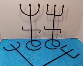 Handmade Iron Exu Staff – Square Trident Ferramenta, Quimbanda Kimbanda, Oxossi Esu Ode, Eshu Odara Elegba Exu Exua