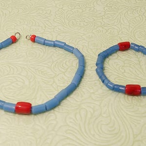 Yoruba Osun Segi & Iyun Naszyjnik z koralików Zestaw bransoletek Iyalode egbe Oshun Ochun sukienka z koralików Osun narzędzia mosiężne iyun isese Ifa Orunmila