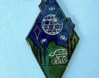 Portachiavi Star Wars: ciondolo per borsa in resina scintillante