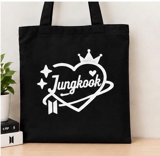 JungKook for  ショッパー・トートバッグ Jungkook Tote Bag - Etsy