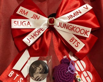 Rode lint Armybomb BTS+walvis+speld