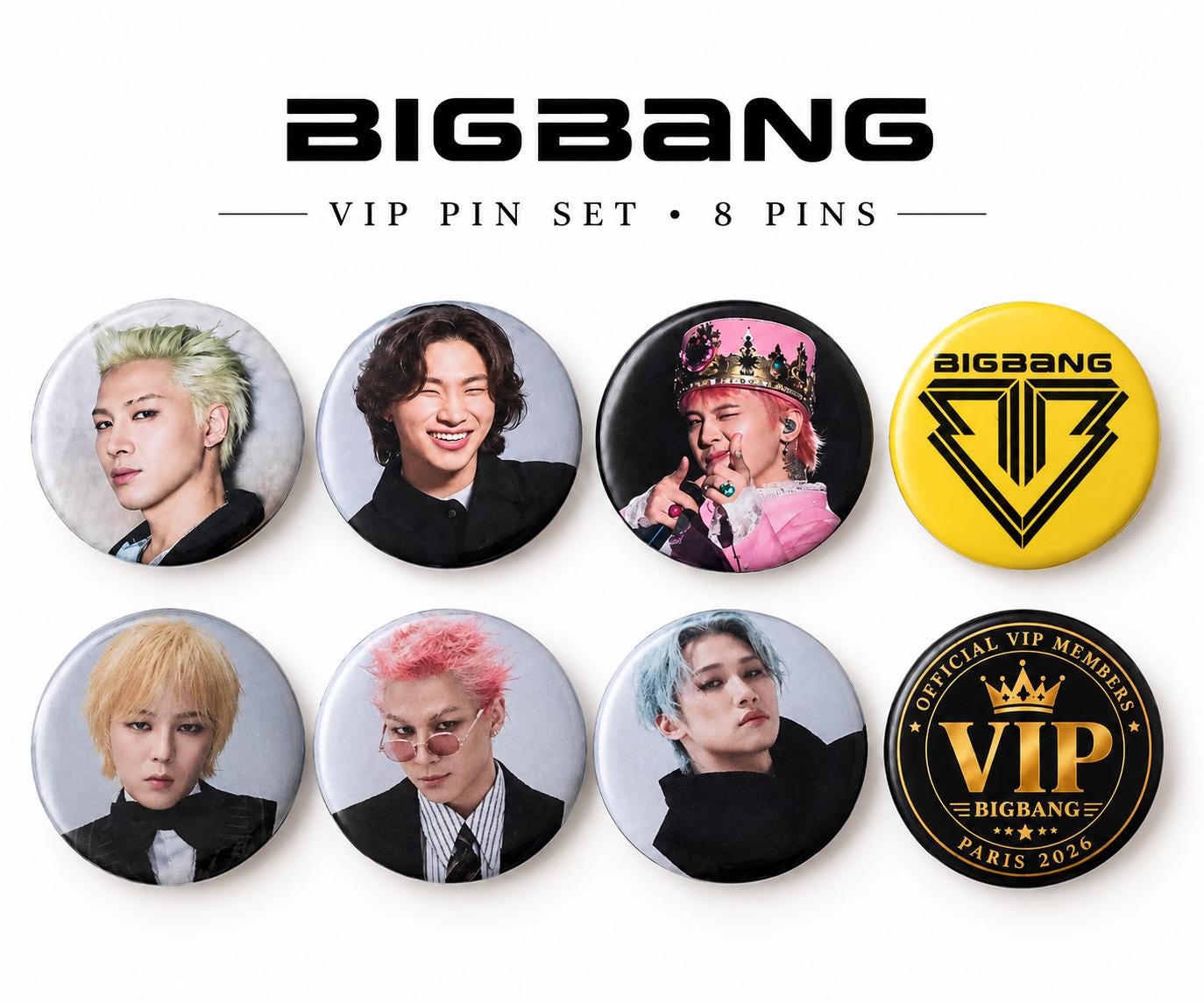 Bigbang Pins - Etsy