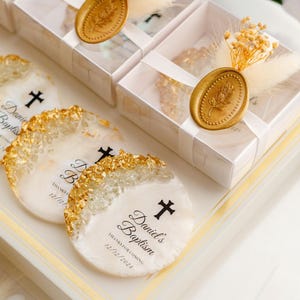 Lembrancinhas de Batismo, Presente de Batizado Personalizado, Lembrança de Ímã de Resina Personalizada, Lembrança de Primeira Comunhão e Festa Mi Bautizo, Presentes de Ímã de Epóxi