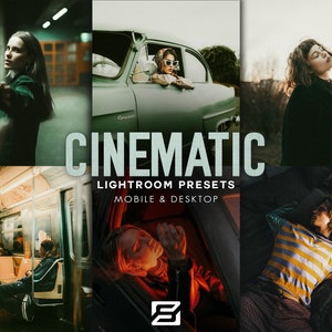 10 CINEMATIC Lightroom Mobile and Desktop Presets for Street Photography, Film Presets, Instagram Filter, Travel Presets, Aesthetic Presets