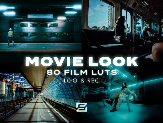 80 Cinematic Film LUTs Pack for Color Grading, Video Editing, Retro Luts, Video Presets, Premiere Pro, Final Cut, Aesthetic Video Filters