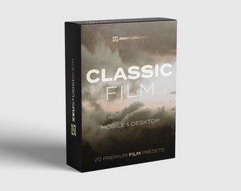 Paramètres prédéfinis pour le film 35 mm, paramètres prédéfinis esthétiques rétro, paramètres prédéfinis Lightroom pour mobile, filtre analogique vintage, paramètres cinématiques prédéfinis, filtre à grain de film Instagram