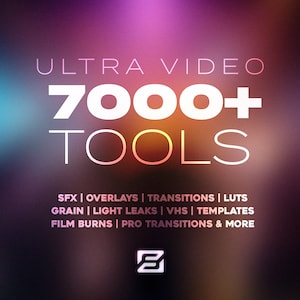 7000 ULTRA VIDEO TOOLS Bundle | Video Editing, Overlays, Luts, Video Transitions, Sound Effects, Editing Assets, Premiere Pro, Video Presets