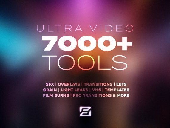 7000 ULTRA VIDEO TOOLS Bundle | Video Editing, Overlays, Luts, Video Transitions, Sound Effects, Editing Assets, Premiere Pro, Video Presets