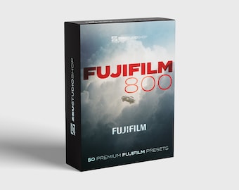 50 FUJIFILM-Presets, Retro-Analog-Preset, Outdoor-Fotofilter mit warmem Filmlook, Mobile Lightroom-Preset, Kino-Preset, 90er Jahre Vintage-Preset