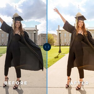 Relive every moment with graduation ceremony presets. Transform ordinary photos into timeless memories with ease.