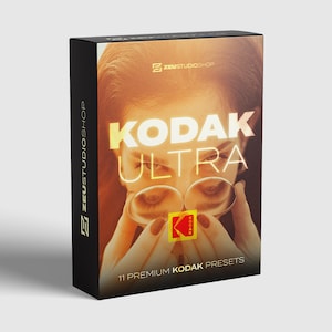 KODAK Presets, Aesthetic Film Presets, Retro Presets, Analog Film Emulation Presets, Photo editing, Instagram Presets, Lightroom Mobile