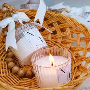 Wedding Favor Custom Candles, Bridal Shower Party Favors, Bulk Candle Jar,Custom Wedding Gift for Guests