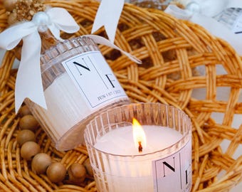 Wedding Favor Custom Candles, Bridal Shower Party Favors, Bulk Candle Jar,Custom Wedding Gift for Guests