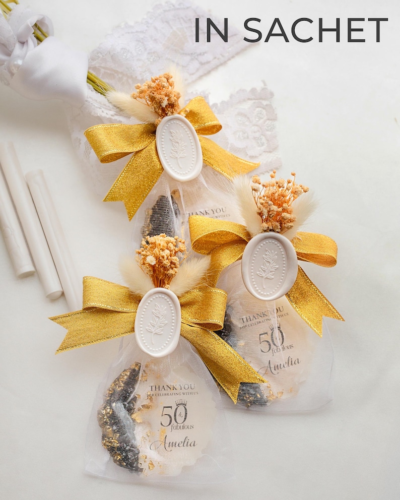 Epoxy magnet keepsake for fabulous birthday milestone parties