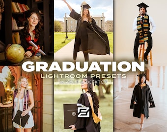 20 Lightroom-presets afstuderen, presets afstuderen, mobiele presets, desktop-presets, portret-presets, foto-presets, school-presets
