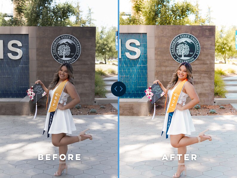 Make your graduation portraits stand out with our enhancement presets. Add a touch of magic to every photo.