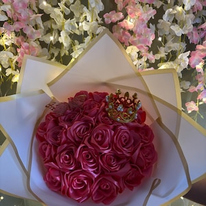 Eternal Ribbon Roses Bouquet