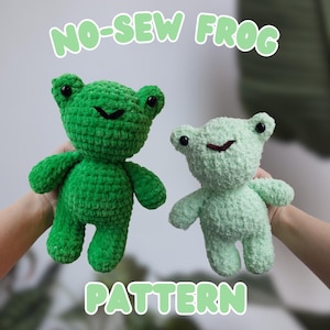 NO-SEW PATTERN: Big Frog!