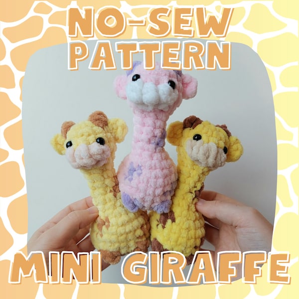 PATTERN:  No-Sew mini Giraffe