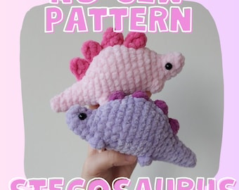 PATTERN: No-sew Stegosaurus