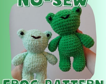 NO-SEW PATTERN: Big Frog!