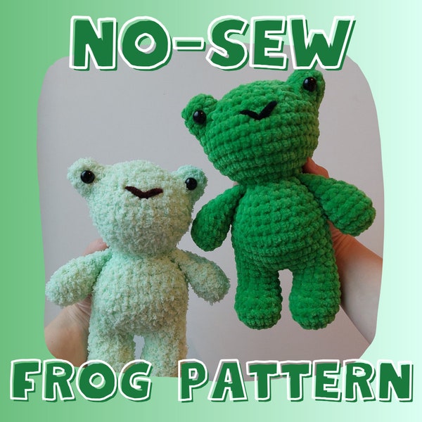 NO-SEW PATTERN: Big Frog!