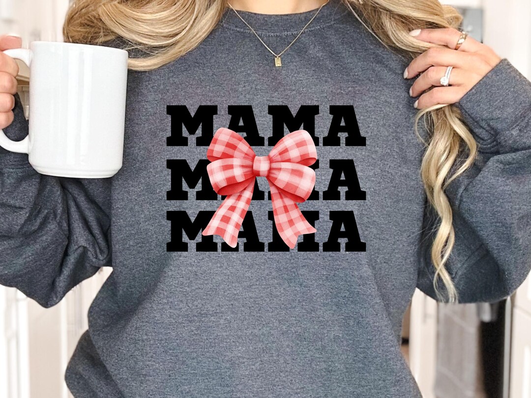 Retro Mama Png Coquette Bow Svg Mom Shirt Sublimation Gift for Mom ...