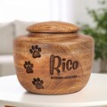 Handmade Burn Wood Dog & Cat Cremation Urn | 4 Sizes Available | Custom Wooden Pet Urn for Ashes | Personalized Pet Memorial | Pet Loss Gift product logo