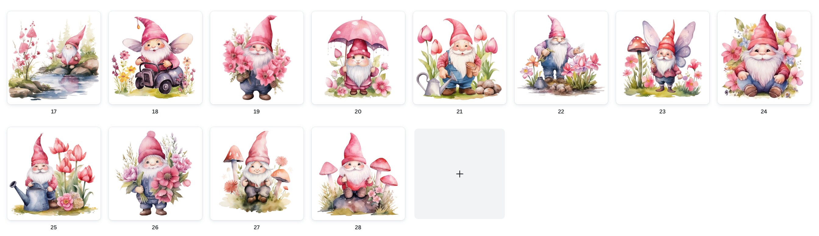 Gnomes Png Spring Gnomes Clipart Ideal for Greetings Cards Commercial ...