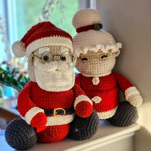 Santa & Mrs. Claus Plush Set