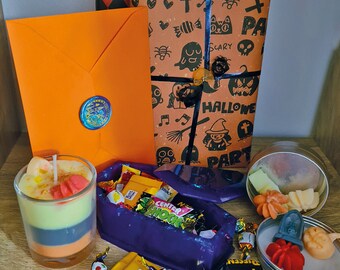 Kleine Mystery Buchbox | Handmade & Secondhand | Book Blind Date | Krimi, Thriller, Horror, Dark Fantasy, Halloween | Geschenkidee | Bücher