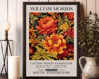 William Morris Print, William Morris Exhibition Print, William