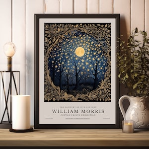 William Morris Print, Tree of Life William Morris Poster, William Morris Exhibition Print, Vintage Wall Art, Textiles Art, Tree Art Poster