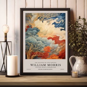 William Morris Druck, William Morris Ausstellungsdruck, William Morris Poster, William Morris Forest, Textiles Art, Vintage Baum Wandkunst